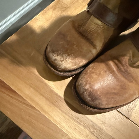 Corral Western Boots Womens Round Harness Buckles 8.5 M Cognac C2966 - Picture 9 of 10